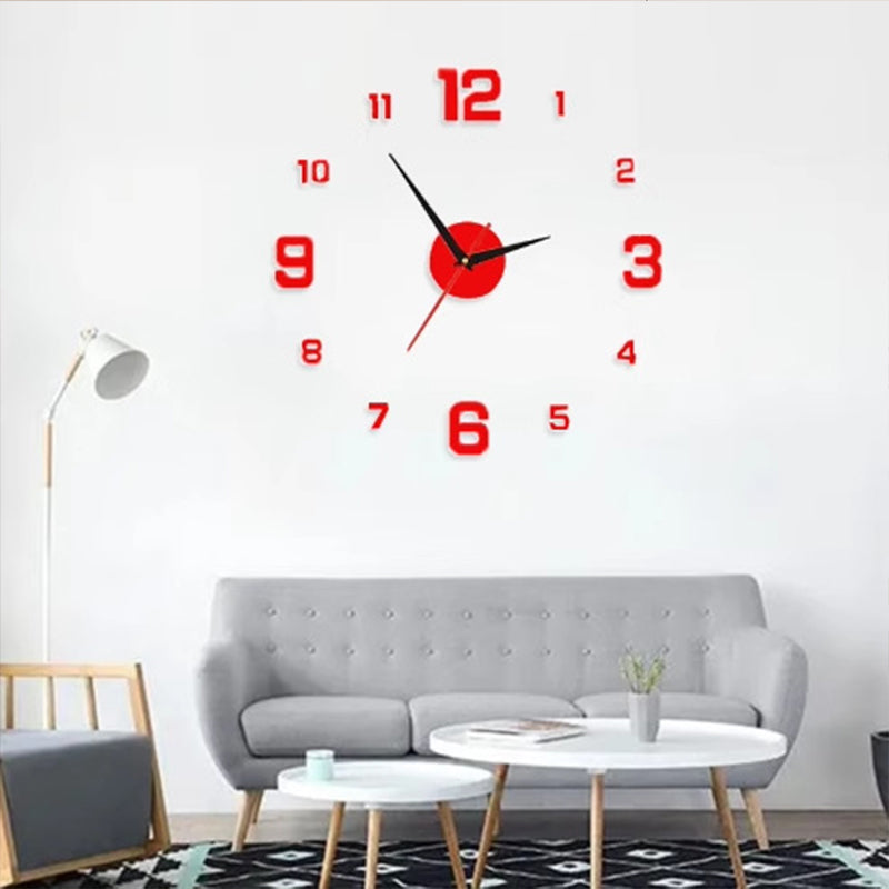 📢📢50 % Rabatt!!🥳💞 50K+ VERKAUFT! ⚡⏰3D-Wanduhr-Set aus selbstleuchtendem Acryl zur Selbstmontage