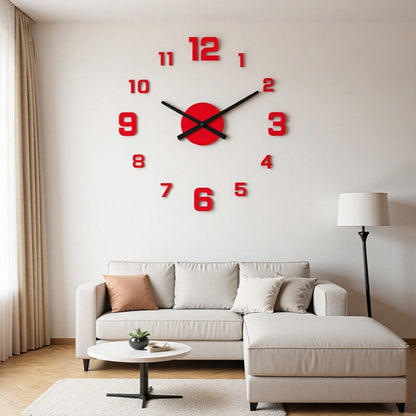 📢📢50 % Rabatt!!🥳💞 50K+ VERKAUFT! ⚡⏰3D-Wanduhr-Set aus selbstleuchtendem Acryl zur Selbstmontage