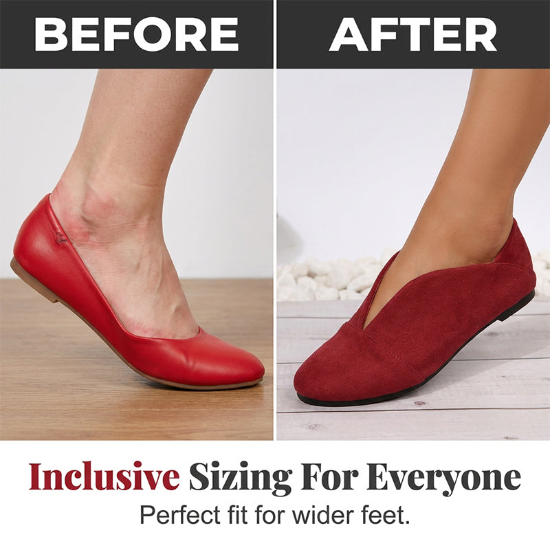 👟 Damen V-Cut flache Schuhe – bequem, leicht & vielseitig – perfekt für Alltag, Reisen & Freizeit – mit atmungsaktivem Material & rutschfester Sohle