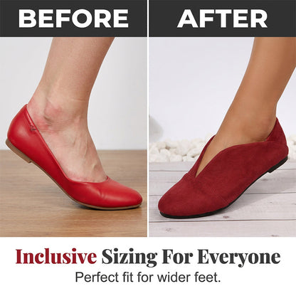 👟 Damen V-Cut flache Schuhe – bequem, leicht & vielseitig – perfekt für Alltag, Reisen & Freizeit – mit atmungsaktivem Material & rutschfester Sohle