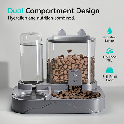 🍽️ 2-in-1-Futter- und Trinknapf für Haustiere – praktisch, platzsparend & vielseitig – perfekt für Hunde, Katzen & kleine Tiere – ideal für Zuhause & unterwegs