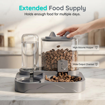 🍽️ 2-in-1-Futter- und Trinknapf für Haustiere – praktisch, platzsparend & vielseitig – perfekt für Hunde, Katzen & kleine Tiere – ideal für Zuhause & unterwegs