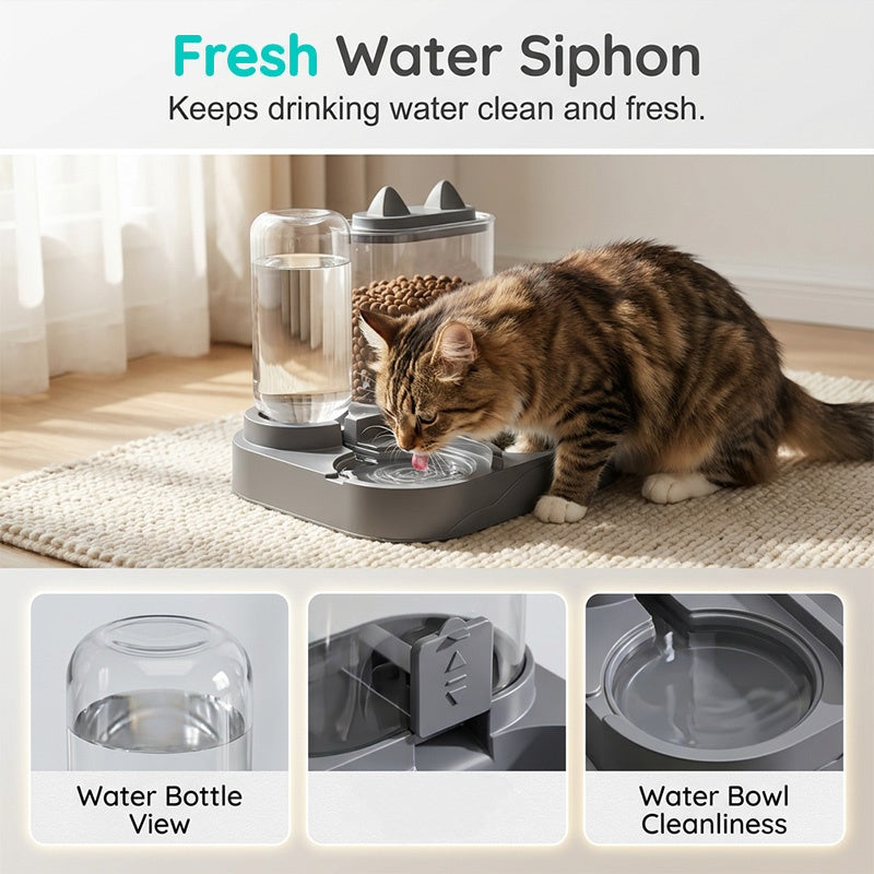🍽️ 2-in-1-Futter- und Trinknapf für Haustiere – praktisch, platzsparend & vielseitig – perfekt für Hunde, Katzen & kleine Tiere – ideal für Zuhause & unterwegs
