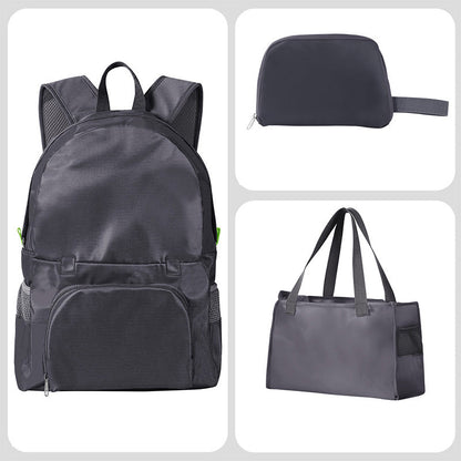 Foldable Convertible Backpack Tote 3-in-1 Travel Bag