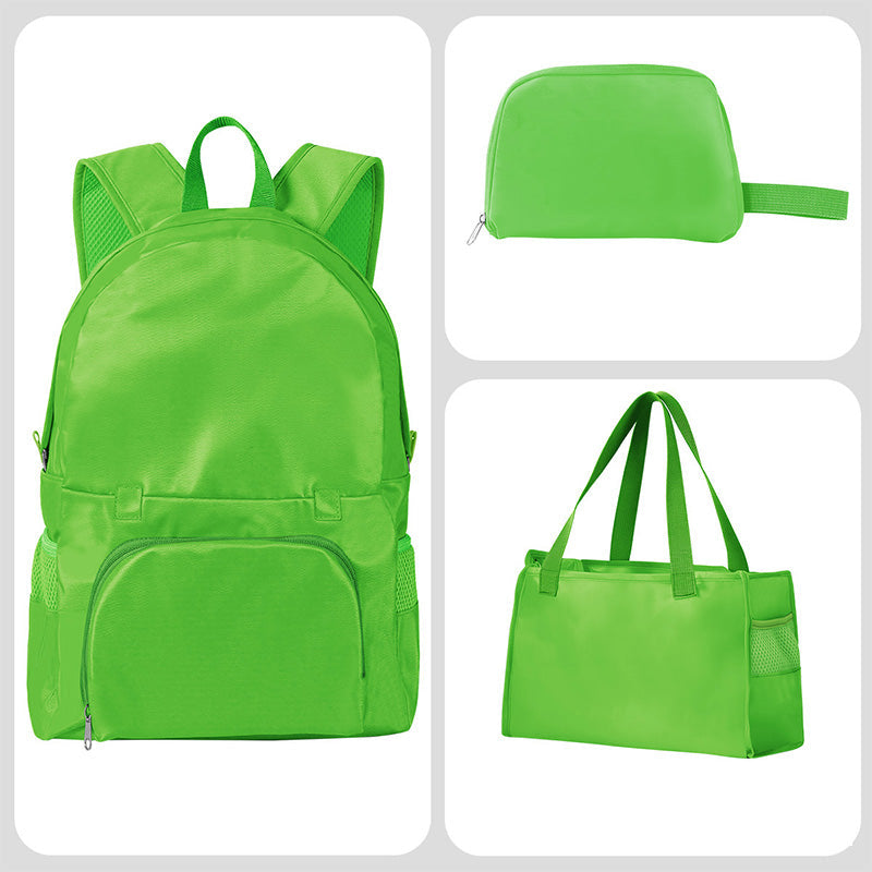 Foldable Convertible Backpack Tote 3-in-1 Travel Bag