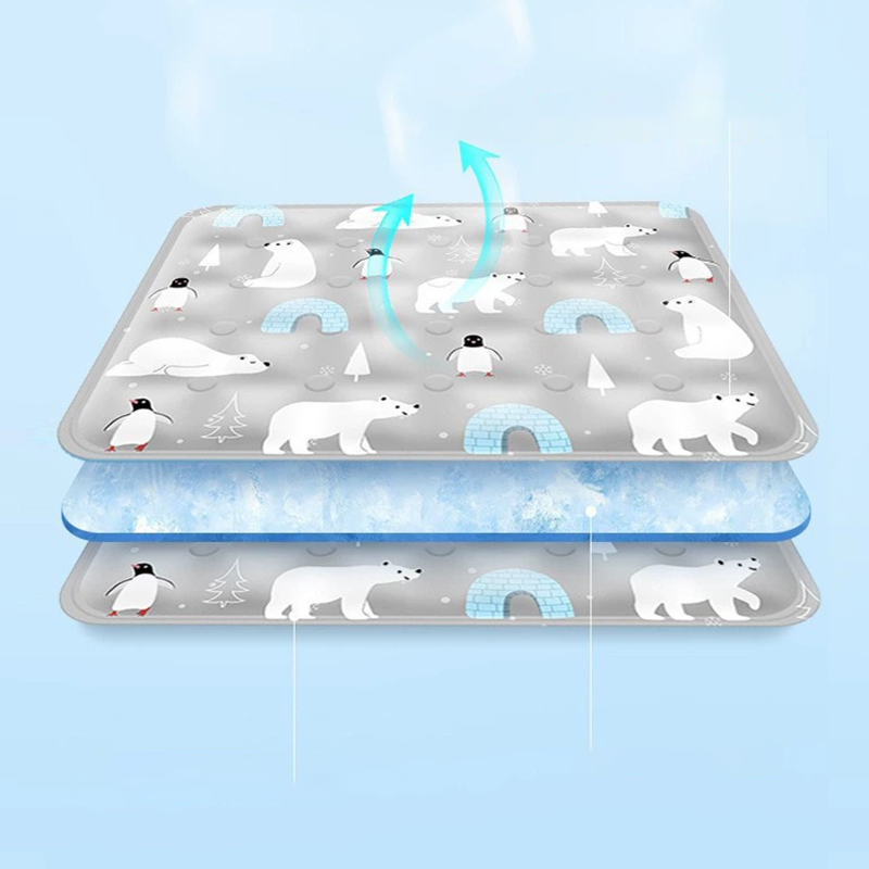 ❄️ Kühlmatte für Haustiere – nachfüllbare Kühlung mit Gel oder Wasser, atmungsaktiv & langlebig, ideal für Hunde & Katzen im Sommer 🐾