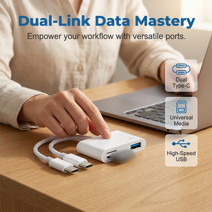 💳 5-in-1 Multiport-Speicherkartenleser – vielseitig, schnell & kompakt – liest alle gängigen Speicherkarten – perfekt für SD, MicroSD, CF & mehr – ideal für Fotografen, Videografen & den täglichen Gebrauch – Plug & Play