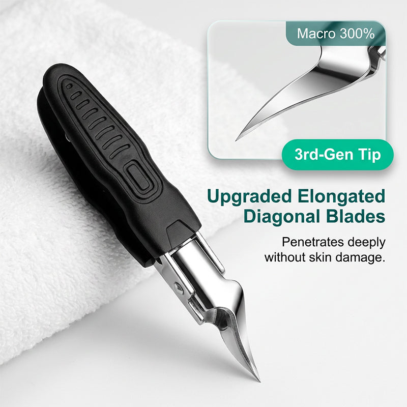 💅 Professional 3-in-1 Pedicure Clipper Set – 3-in-1-Design für präzise Fußpflege – scharfe Klingen, rutschfester Griff & praktische Aufbewahrung – ideal für Zuhause & unterwegs