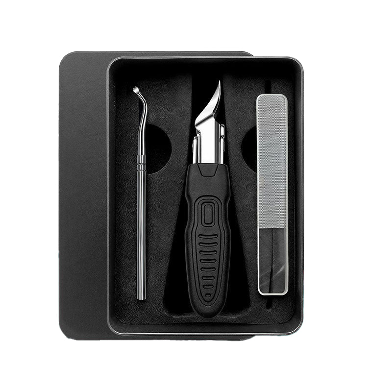 💅 Professional 3-in-1 Pedicure Clipper Set – 3-in-1-Design für präzise Fußpflege – scharfe Klingen, rutschfester Griff & praktische Aufbewahrung – ideal für Zuhause & unterwegs