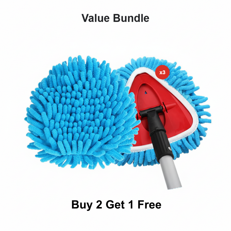 🧹 Ersatz-Mopkopf aus Chenille für Spinnmopp – hochwertiges Material, saugstark & langlebig – passend für die gängigsten Spinnmopp-Modelle