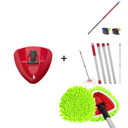 🧹 Ersatz-Mopkopf aus Chenille für Spinnmopp – hochwertiges Material, saugstark & langlebig – passend für die gängigsten Spinnmopp-Modelle