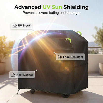 🔥 Heavy-Duty Outdoor BBQ Cover – wetterfest, UV-beständig & langlebig – schützt deinen Grill vor Regen, Staub & Schmutz – perfekt für Gas-, Kohle- & Elektrogrills