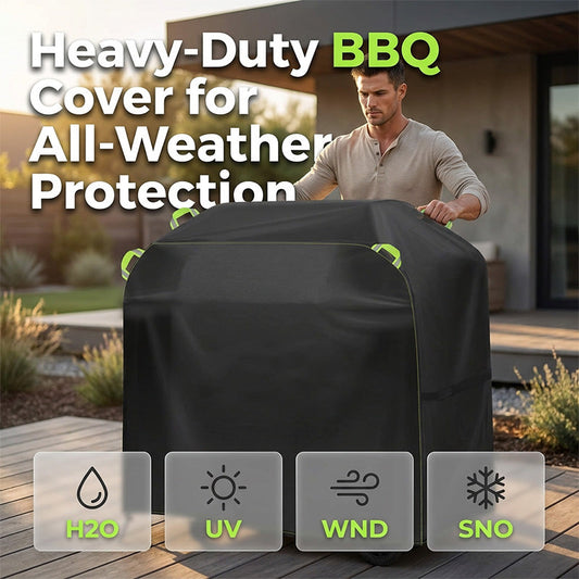 🔥 Heavy-Duty Outdoor BBQ Cover – wetterfest, UV-beständig & langlebig – schützt deinen Grill vor Regen, Staub & Schmutz – perfekt für Gas-, Kohle- & Elektrogrills