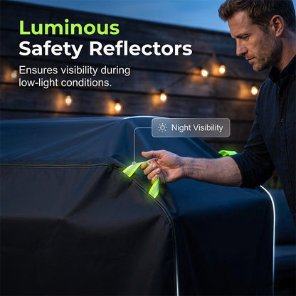 🔥 Heavy-Duty Outdoor BBQ Cover – wetterfest, UV-beständig & langlebig – schützt deinen Grill vor Regen, Staub & Schmutz – perfekt für Gas-, Kohle- & Elektrogrills