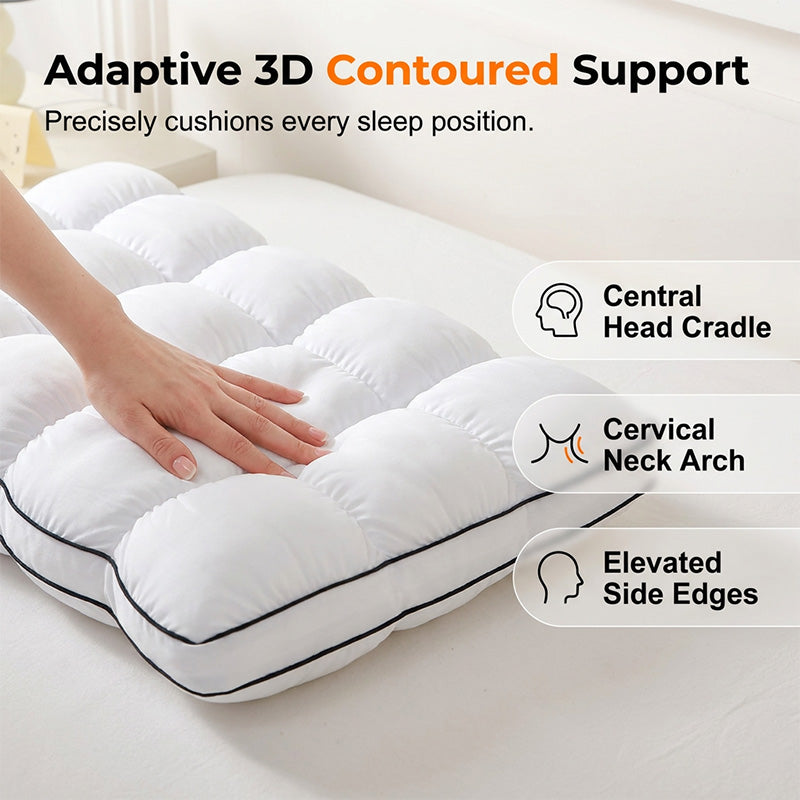 🛏️ 50.000+ verkauft! ⚡ Ultra-weiches hochelastisches Bettkissen – anschmiegsam, stützend & atmungsaktiv – für erholsamen Schlaf – ideal für Seiten-, Rücken- & Bauchschläfer – perfekt für Allergiker & alle, die Wert auf gesunden Schlaf legen | Versandfrei