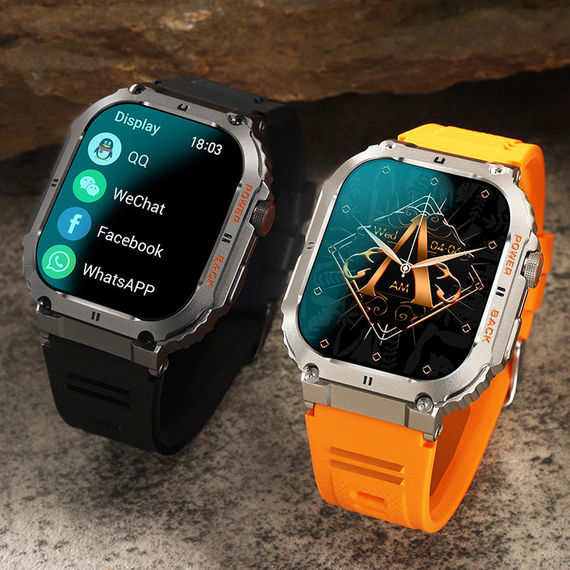 ⌚ Neue militärische Sport-Smartwatch – robust, vielseitig & leistungsstark – perfekt für Outdoor, Fitness & Alltag – mit GPS, Herzfrequenzmesser & wasserdichtem Design | Versandfrei
