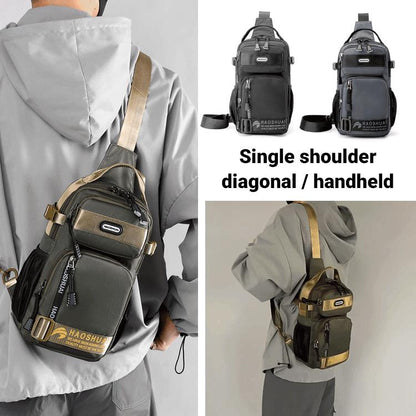 🎒🔥 50% RABATT! 2026 Verstellbare Oxford-Stoff Casual Brusttasche – Wasserdicht, Multi-Fach & perfekt für Urban-Style, Reisen & Alltag ✨