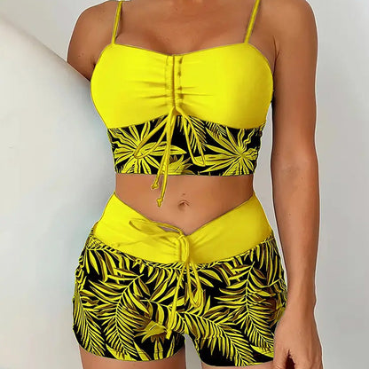👙 Bedruckter zweiteiliger Badeanzug für Damen