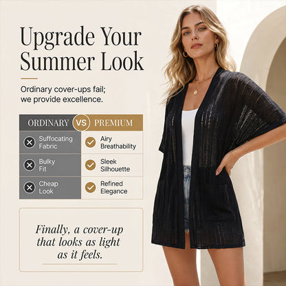 ⌛ Nur solange Vorrat reicht – danach regulärer Preis! 🔥Neuheiten & Sonderangebote – Leichte Sommer-Strickjacke für Damen