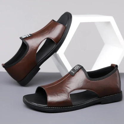 🌊Herren Komfort-Sandalen mit Offenem Zehenbereich ☀️ Atmungsaktiv, Bequem & Rutschfest