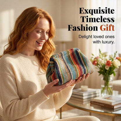 👜 Damen Clutch Bag mit gewebtem Streifenmuster – stilvoll, vielseitig & praktisch – perfekt für Abendveranstaltungen, Partys & besondere Anlässe – elegantes Accessoire für jeden Look