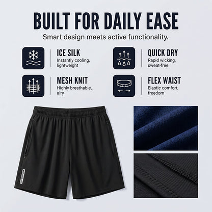 ☀️ Schnelltrocknendes T-Shirt- und Shorts-Set für Herren – atmungsaktiv, leicht & vielseitig – perfekt für Sport, Alltag & Freizeit – ideal für warme Tage & aktive Stunden