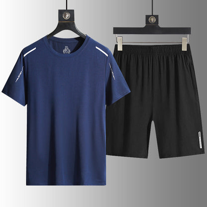 ☀️ Schnelltrocknendes T-Shirt- und Shorts-Set für Herren – atmungsaktiv, leicht & vielseitig – perfekt für Sport, Alltag & Freizeit – ideal für warme Tage & aktive Stunden