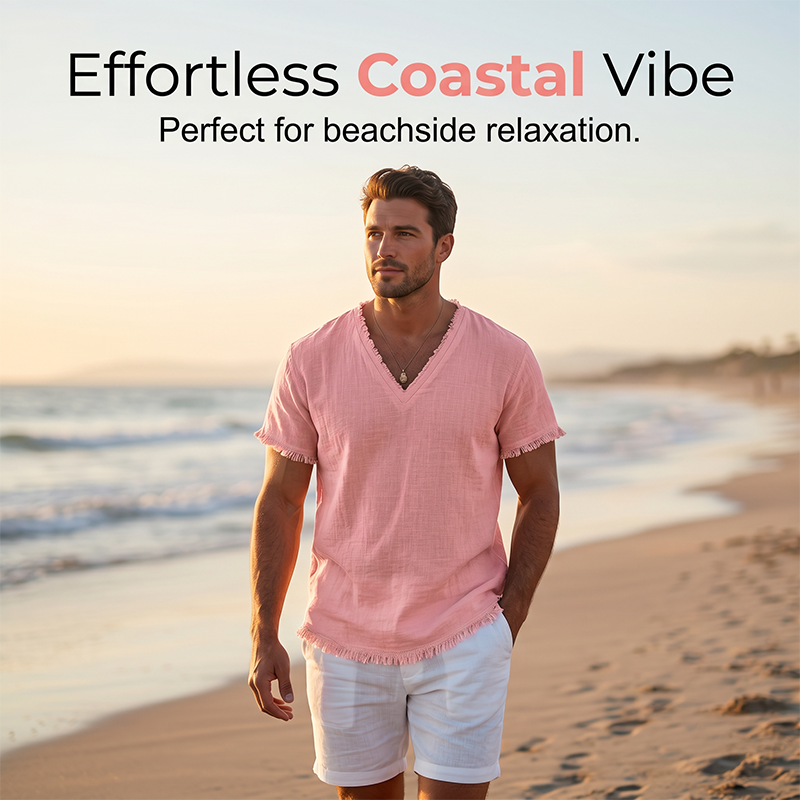 👕 Atmungsaktives Strandhemd – leicht, luftig & vielseitig – perfekt für warme Tage, Strand & Freizeit – ideal für den täglichen Gebrauch