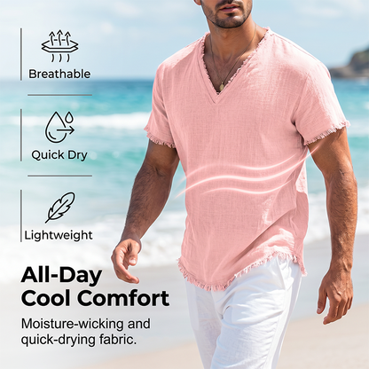 👕 Atmungsaktives Strandhemd – leicht, luftig & vielseitig – perfekt für warme Tage, Strand & Freizeit – ideal für den täglichen Gebrauch