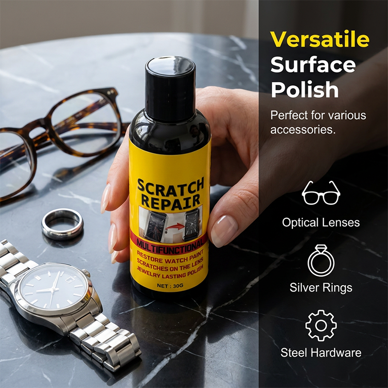 🚗 –50 % HEUTE! Multifunktionale Kratzer-Politur – entfernt Kratzer, Oxidation & Lackschäden – für Autolack, Metall, Glas & Uhren geeignet – einfach anzuwenden & schnell wirksam