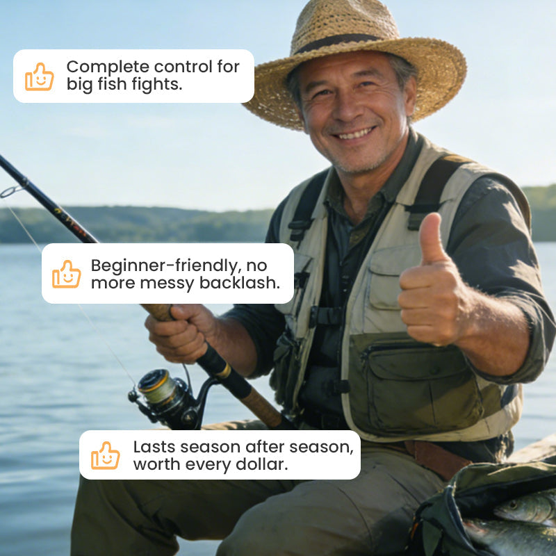 🎣🌀 50% RABATT! Baitrunner-Spinnrolle – Dual-Drag, leise, stabil – Für Raubfisch & Friedfisch 💪✨