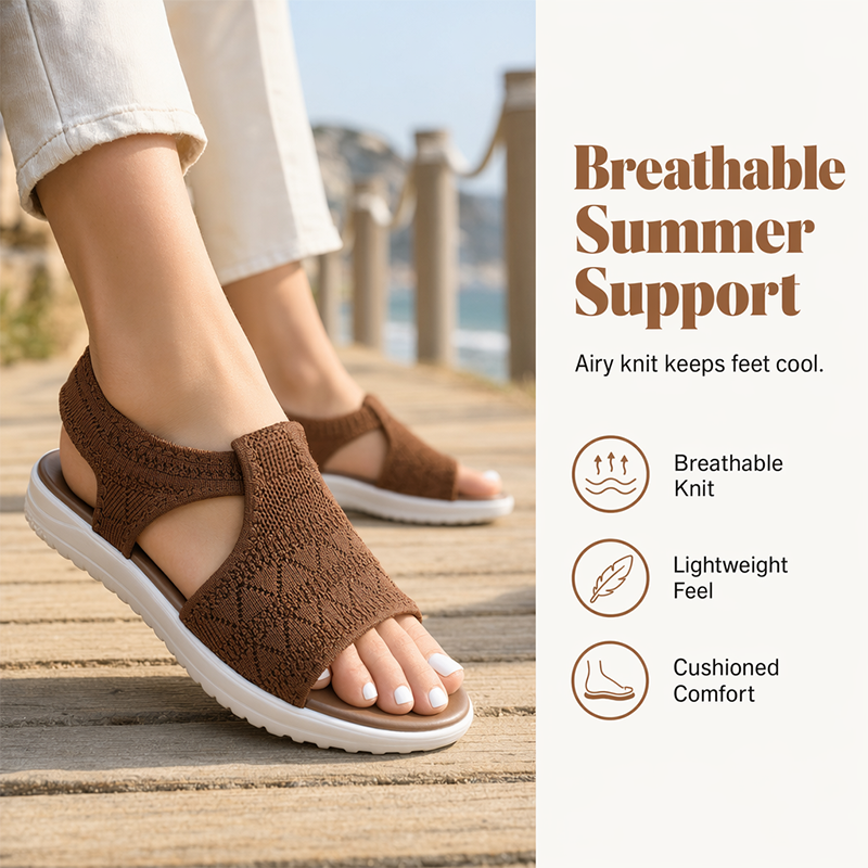 ☁️Bequeme Peep-Toe-Sandalen für Damen – Gönnen Sie sich noch heute Komfort🔥✨