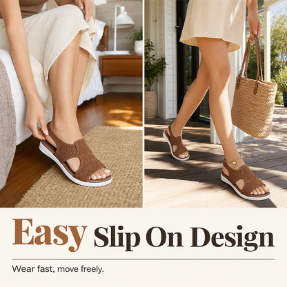 ☁️Bequeme Peep-Toe-Sandalen für Damen – Gönnen Sie sich noch heute Komfort🔥✨