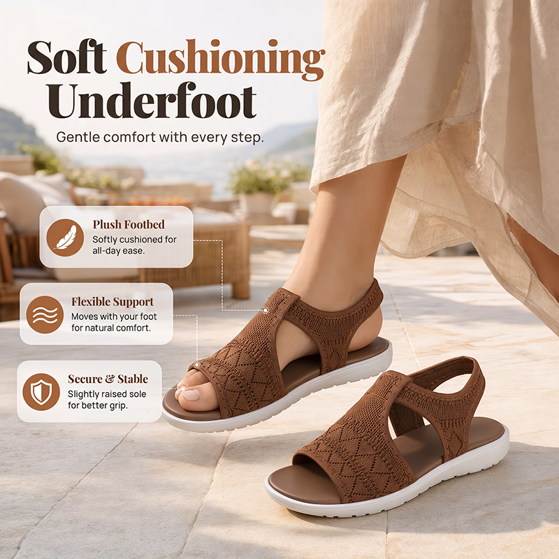 ☁️Bequeme Peep-Toe-Sandalen für Damen – Gönnen Sie sich noch heute Komfort🔥✨