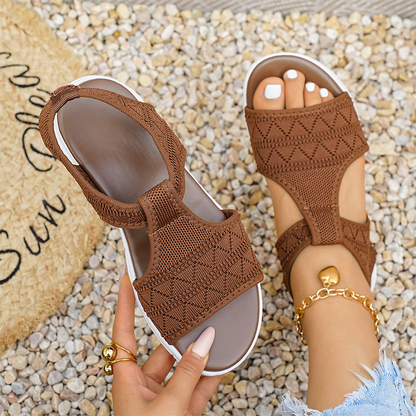 ☁️Bequeme Peep-Toe-Sandalen für Damen – Gönnen Sie sich noch heute Komfort🔥✨