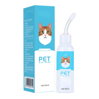 🐶 LIMITIERTER 50% RABATT! Sanfte Tierohrreiniger-Lösung für Hunde & Katzen – Sicher, schnell reinigend mit flexibler Silikonspitze