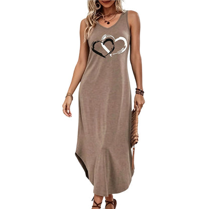 🕊️ Ärmelloses, locker sitzendes Tanktop-Kleid für Damen – dein neues Lieblingsstück für entspannte Sommertage. Einfach anziehen, wohlfühlen, losgehen! ☀️👗