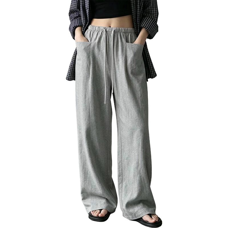 🧨 Bestseller ist zurück – alle, die beim letzten Mal leer ausgingen, jetzt zugreifen! Damen hoch taillierte weite Kordelzug-Hose