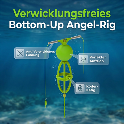 🔄 Verhedderungsfreies Bottom-Up-Futterkorb-Angelsystem – die revolutionäre Lösung für angespultes Angeln! Nie wieder verhedderte Vorfächer – dein Köder wird immer perfekt präsentiert. Jetzt entdecken! 🎣🐟