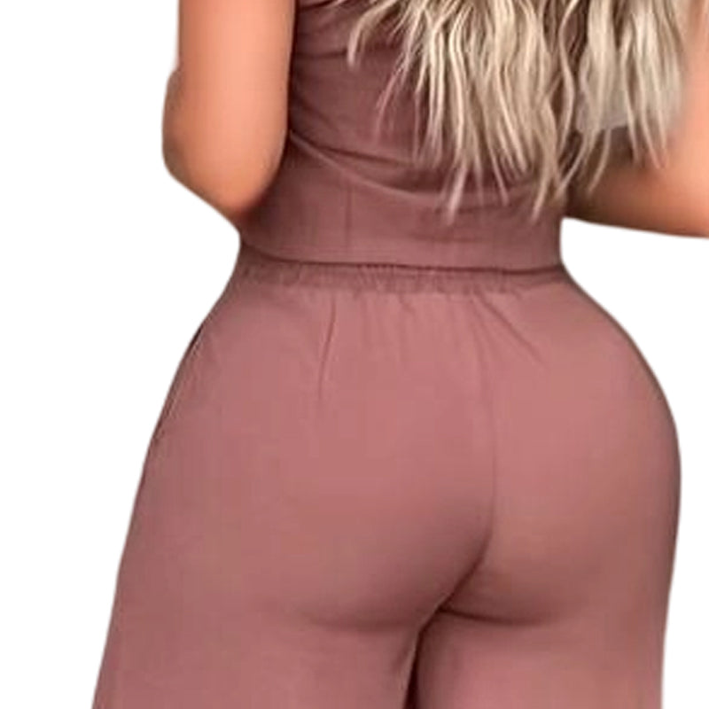 🛍️50 % Rabatt – 2-teiliges Set mit ärmellosem Top & Hose, weicher Baumwollstoff, bequem & vielseitig für den Alltag🌿
