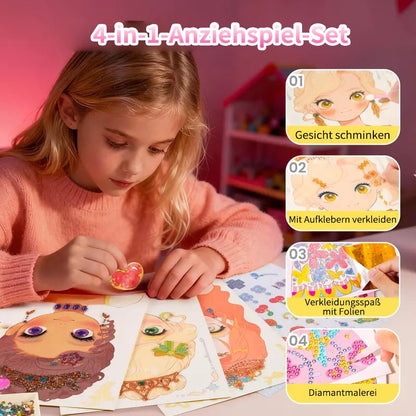 🔥 Heute -50 %! 👑 Diamantmalerei & Prinzessinnen-Bastelset – kreativer Bastelspaß für Kinder ab 5 Jahren