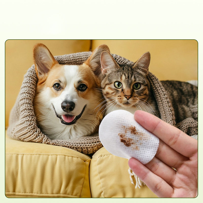 🥳HEISSER SALE 2026🥳💞50.000+ VERKAUFT!👵❤️  Natürliche, pflanzenbasierte Reinigungstücher für Augen und Ohren von Haustieren