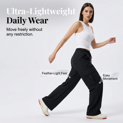 🛍️ 50 % Rabatt – Damen-Cargohose mit Kordelzug & lässigem Schnitt – bequem, atmungsaktiv & vielseitig für Alltag und Freizeit 🌿