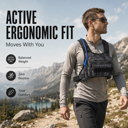 🔥 Heute -50 %! 🚴 Trinkrucksack-Radweste für Herren