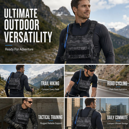 🔥 Heute -50 %! 🚴 Trinkrucksack-Radweste für Herren