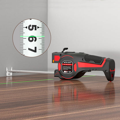 📏 2-in-1 Maßband mit Laserführung – präzises Messen & einfaches Ausrichten – für Heimwerker, Handwerker & Profis – ideal für Renovierungen, Möbelmontage & Bauprojekte – mit praktischer Laserfunktion | Versandfrei