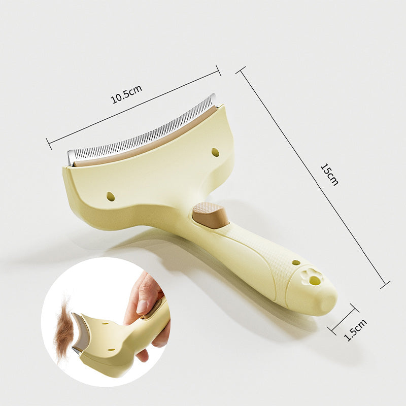 🐕 KAUFE 2, ERHALTE 1 GRATIS! ✨ Enthaarungsbürste mit Ein-Klick-Mechanismus – Sanft zur Haut, effektiv gegen Unterfell – Perfekt für Hunde & Katzen 🐱