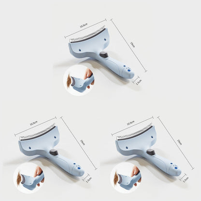 🐕 KAUFE 2, ERHALTE 1 GRATIS! ✨ Enthaarungsbürste mit Ein-Klick-Mechanismus – Sanft zur Haut, effektiv gegen Unterfell – Perfekt für Hunde & Katzen 🐱