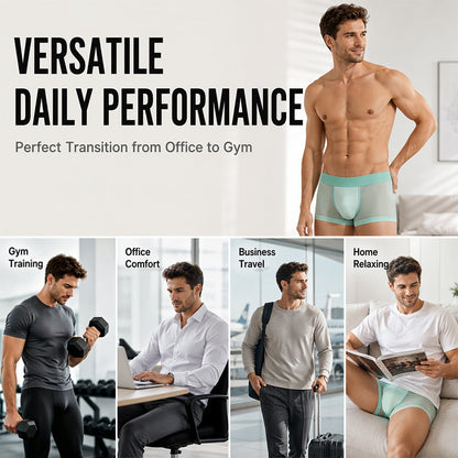 🩲 Heute –50 %! 🔥 Herren-Boxershorts mit Kühleffekt – atmungsaktiv, leicht & bequem – perfekt für Sport, Alltag & Freizeit – kühlendes Material für ganztägigen Tragekomfort