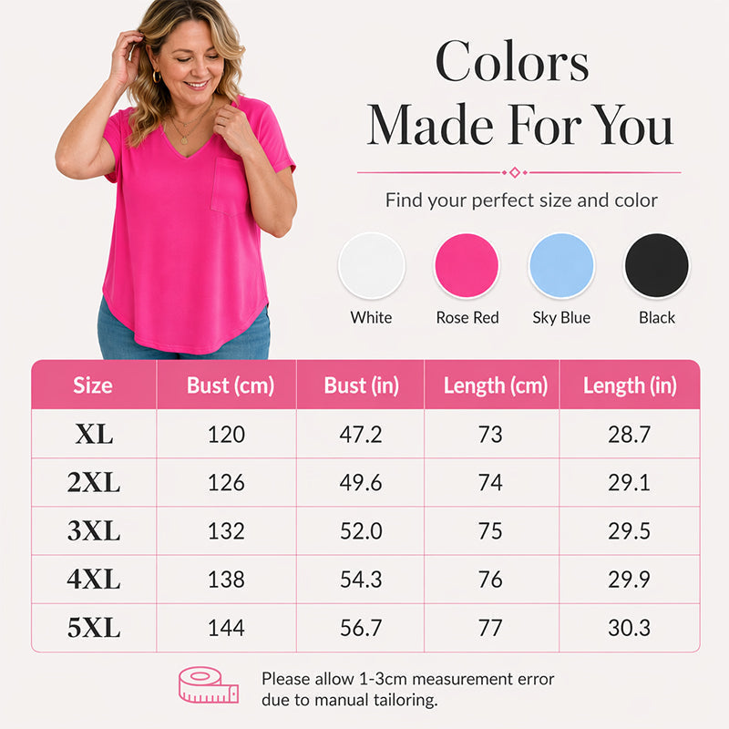 👕 Damen lässiges V-Ausschnitt Kurzarm-T-Shirt – bequem, luftig & vielseitig – perfekt für Alltag, Büro & Freizeit – zeitloser Look, weicher Stoff & figurschmeichelnder Schnitt – ideal für warme Tage & entspannte Stunden